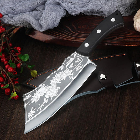 ObsidianSliceâ˘ď¸ Japanese Dragon Slicer Knife